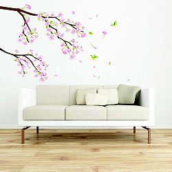 Sada samolepek Ambiance Tree Branch Pink Flowers