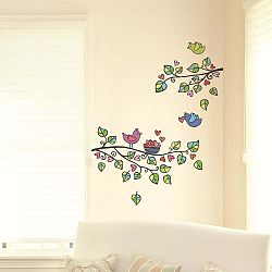 Sada samolepek Fanastick Birds And Hearts
