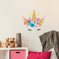 Sada samolepek na zeď Ambiance Magic Unicorn