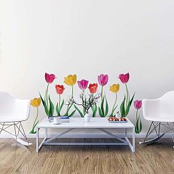 Sada samolepek na zeď Ambiance Spring Tulips