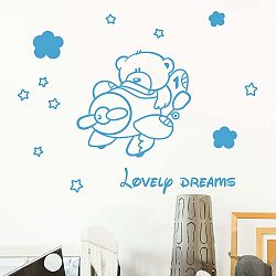 Samolepící sada s písmeny Ambiance Teddy Bear