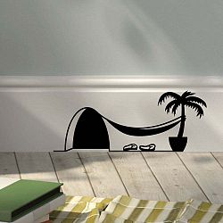 Samolepka Ambiance Mouse Hole Hamac and Palm