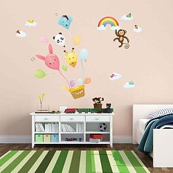 Samolepka Ballons anf Funny Monkey