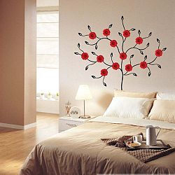 Samolepka Fanastick Red Gerbera Tree