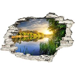Samolepka na zeď Ambiance Jezero, 60 x 90 cm