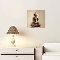 Samolepka s 3D efektem Fanastick Buddha Statue