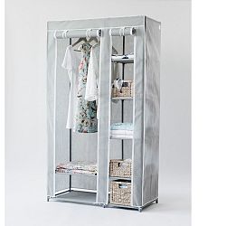 Šatní textilní skříň Compactor Amy Grey