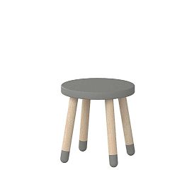 Šedá dětská stolička Flexa Play, ø 30 cm