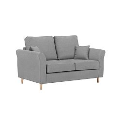 Šedá dvoumístná pohovka Kooko Home Smooth