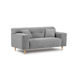 Šedá dvoumístná pohovka Kooko Home Twist