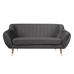 Šedá dvoumístná pohovka Mazzini Sofas Benito