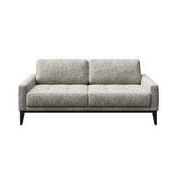 Šedá dvoumístná pohovka MESONICA Musso Tufted