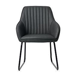 Šedá jídelní židle Unique Furniture Brooks
