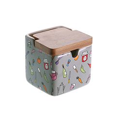 Šedá keramická dóza na cukr Versa Cocina