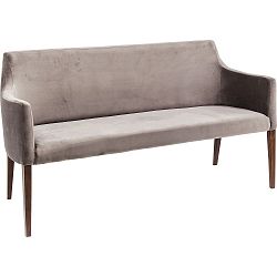 Šedá lavice Kare Design Bench Mode Velvet