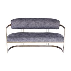 Šedá lavice Kare Design Key Largo