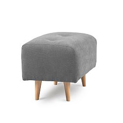 Šedá podnožka Kooko Home Twist