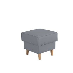 Šedá podnožka Max Winzer Lorris Leather Gray
