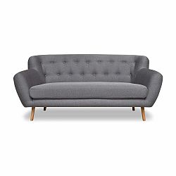 Šedá pohovka Cosmopolitan design London, 162 cm
