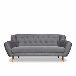 Šedá pohovka Cosmopolitan design London, 192 cm