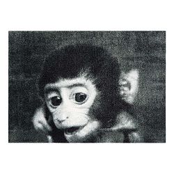 Šedá rohožka Mint Rugs StateMat Monkey, 50 x 75 cm