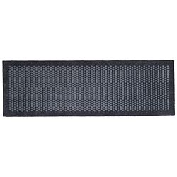 Šedá rohožka Tica Copenhagen Dot, 67 x 200 cm