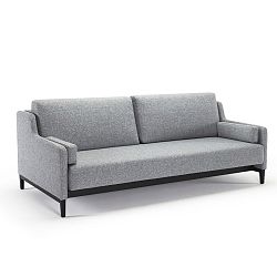 Šedá rozkládací pohovka Innovation Hermod