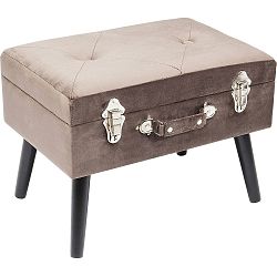 Šedá stolička Kare Design Suitcase