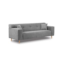 Šedá třímístná pohovka Kooko Home Twist
