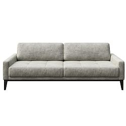 Šedá třímístná pohovka MESONICA Musso Tufted