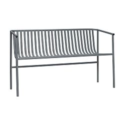 Šedá železná lavice Hübsch Bench