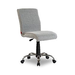Šedá židle na kolečkách Soft Chair Grey