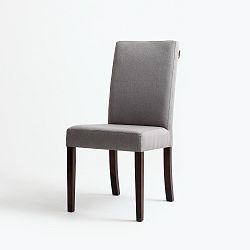 Šedá židle s hnědými nohami Custom Form Wilton