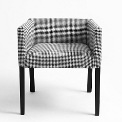 Šedé křeslo Custom Form Wilton