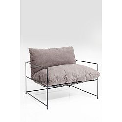 Šedé křeslo Kare Design Loveseat Cornwall