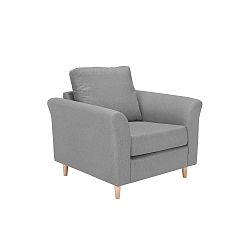 Šedé křeslo Kooko Home Smooth