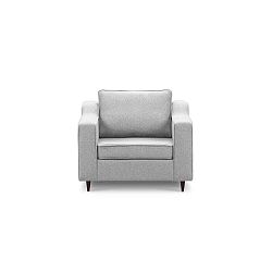 Šedé křeslo Mazzini Sofas Narcisse