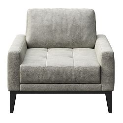 Šedé křeslo MESONICA Musso Tufted