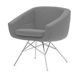 Šedé křeslo Softline Aiko Valencia Grey