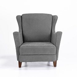 Šedé křeslo ušák Balcab Home Koda