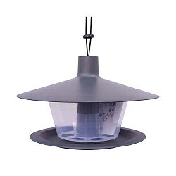 Šedé krmítko pro ptactvo Plastia Finch