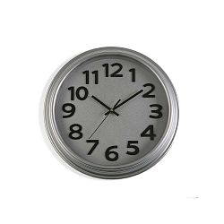 Šedé nástěnné hodiny Versa In Time, ⌀ 32,7 cm