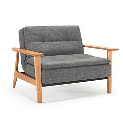Šedé polohovatelné křeslo Innovation Dublexo Frej