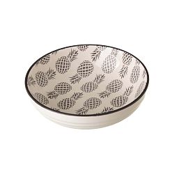 Šedo-bílá porcelánová miska Unimasa Pinna, ⌀ 12,9 cm