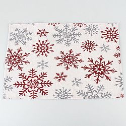 Šedo červené prostírání Dakls Winter, 33 x 48 cm