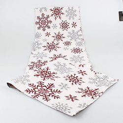 Šedo červený běhoun Dakls Winter, 33 x 140 cm