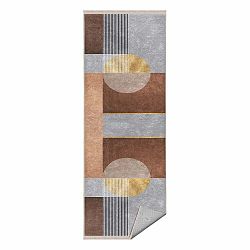 Šedo-hnědý koberec běhoun 80x200 cm – Mila Home
