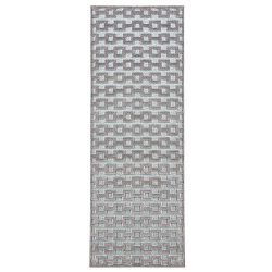 Šedo-modrý běhoun Mint Rugs Shine, 80 x 250 cm