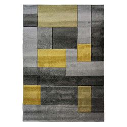 Šedo-žlutý koberec Flair Rugs Cosmos, 160 x 230 cm