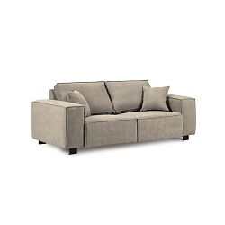 Šedobéžová dvoumístná pohovka Kooko Home Modern